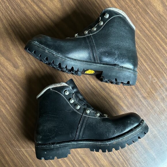 Reinforced Toe Vibram Lug Sole Leather Boots main image 10